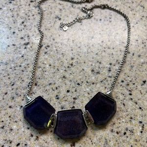 Silpada Blue Grotto Lapis & Rock Crystal Necklace N3024